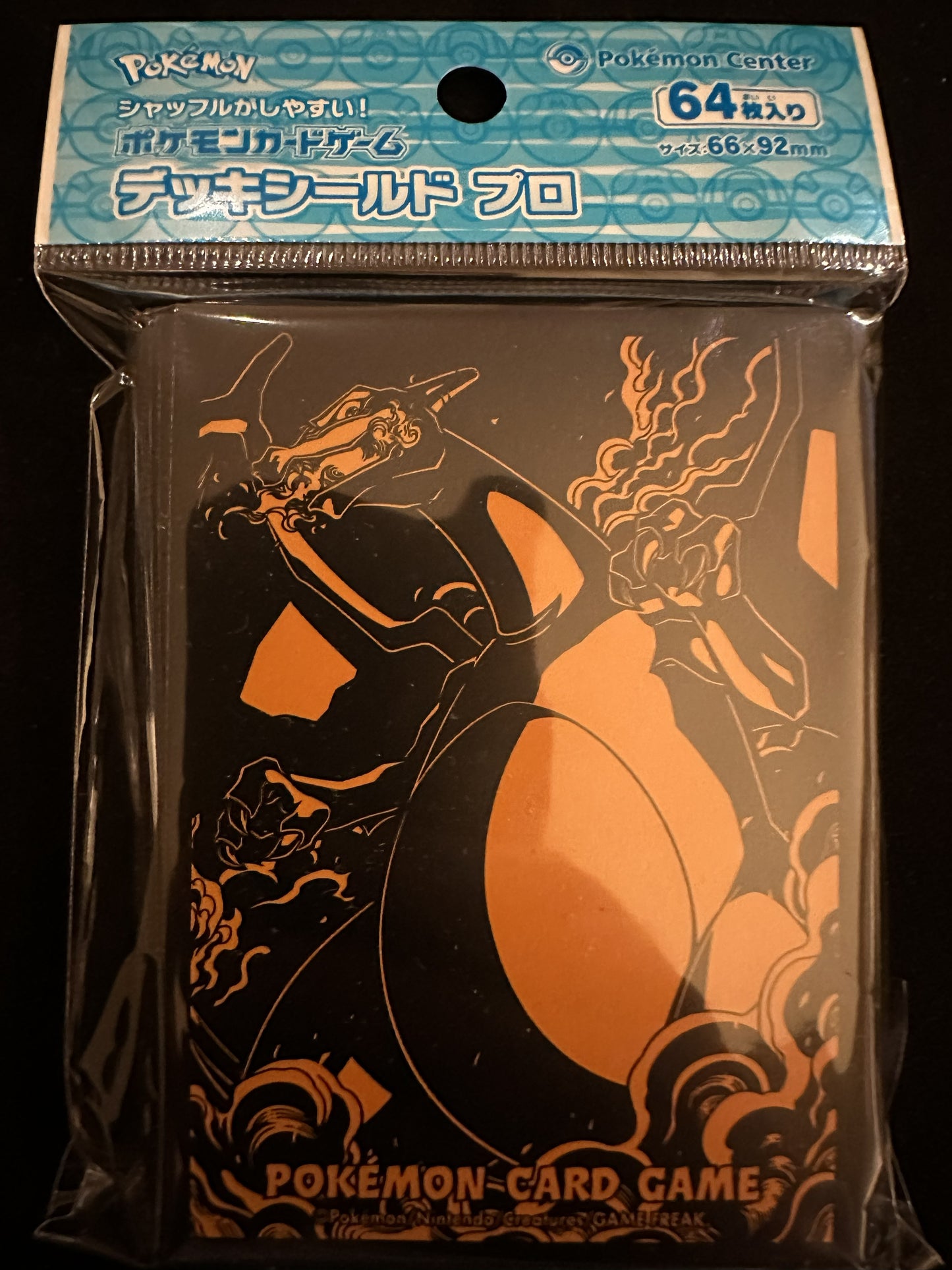 Pokemon Center Japan Exclusive Card Sleeves - Pro Charizard (64-Pack)