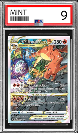Charizard VSTAR Sword & Shield  SWSH262 PSA 9