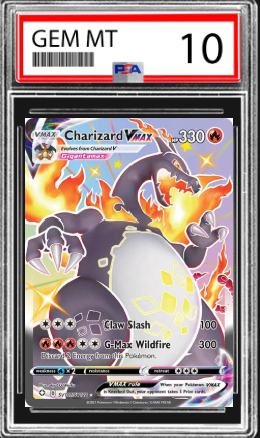 Charizard VMAX Shining Fates: Shiny Vault Shiny Holo Rare SV107/SV122 PSA 10