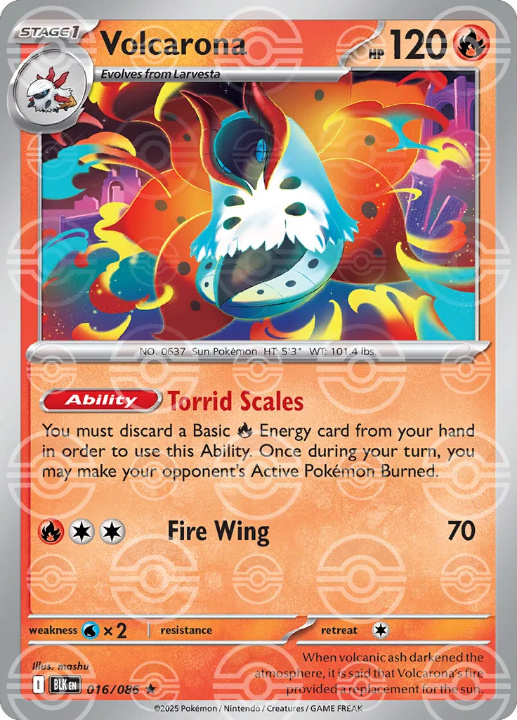 Volcarona 016/086 (Poke Ball Pattern)