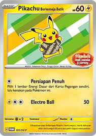 Pikachu Berkemeja Batik 101/sv-p