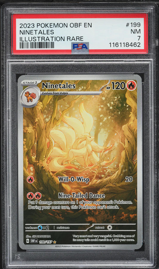 Ninetales | IR |Scarlet & Violet Obsidian Flames|PSA