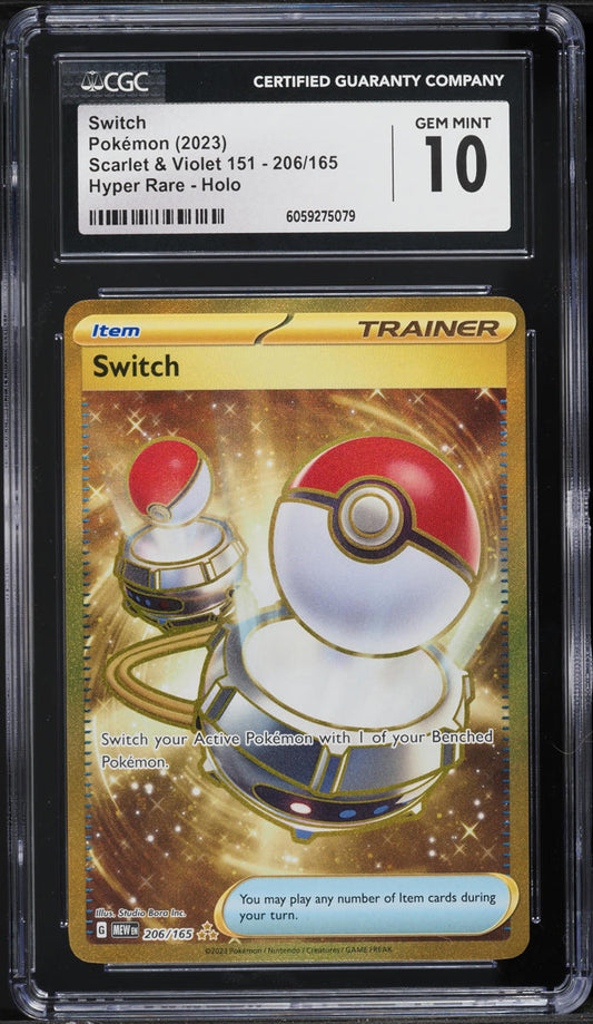 Switch |Scarlet & Violet 151 | CGC 10 GEM MINT