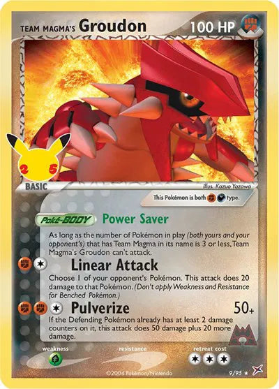Team Magma's Groudon Celebrations: Classic Collection Classic Collection 9/95