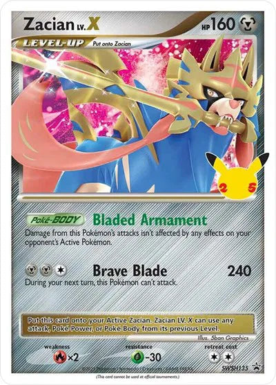 Zacian LV. X Sword & Shield Promo Promo SWSH135