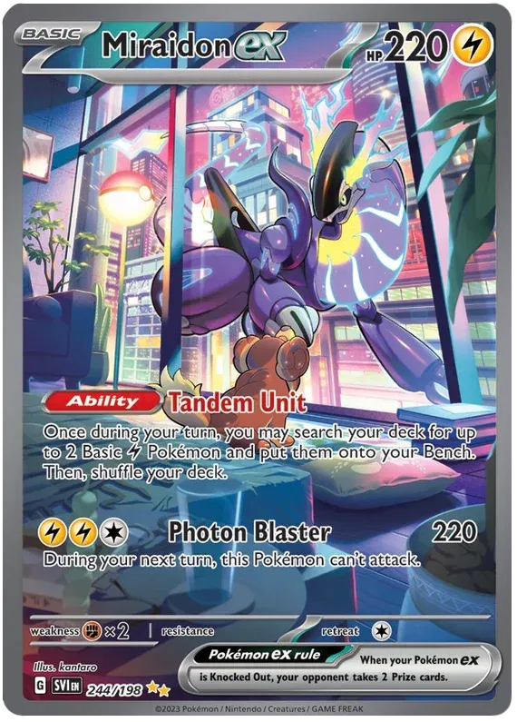 Miraidon ex - 244/198 - SV01: Scarlet & Violet Base Set (SVI)