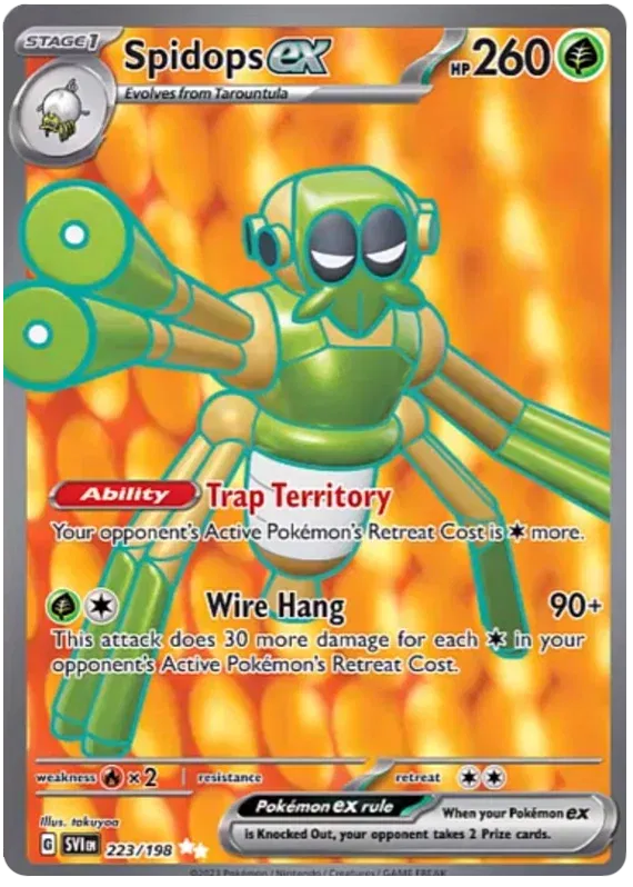 Spidops ex - 223/198 - SV01: Scarlet & Violet Base Set (SVI)