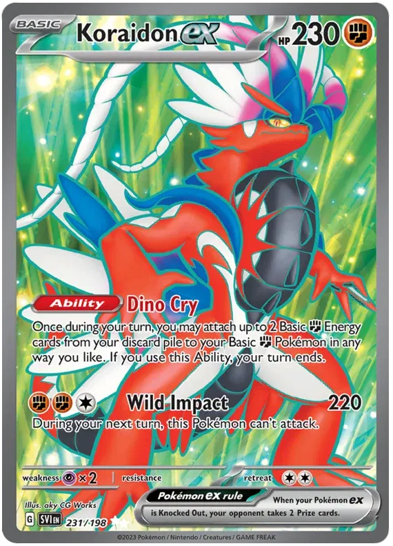 Koraidon ex - 231/198 - SV01: Scarlet & Violet Base Set (SVI)