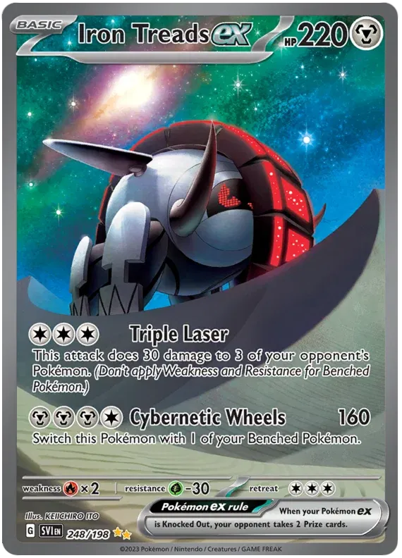 Iron Treads ex - 248/198 - SV01: Scarlet & Violet Base Set (SVI)