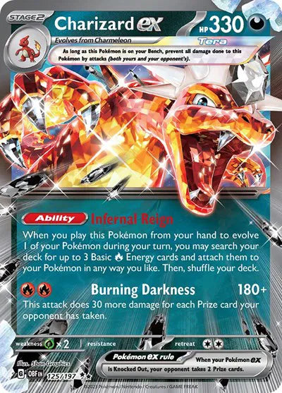 Charizard ex Obsidian Flames Double Rare 125/197