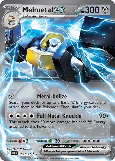 Melmetal ex Obsidian Flames Double Rare 153/197