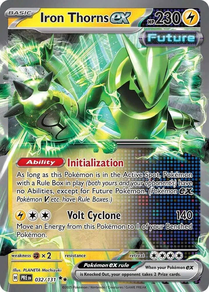 Iron Thorns ex Prismatic Evolutions Double Rare • 032/131 Holofoil
