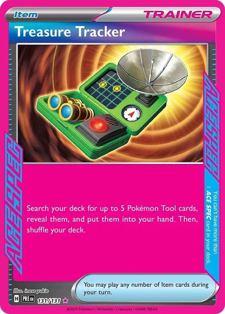 Treasure Tracker Prismatic Evolutions ACE SPEC Rare 131/131
