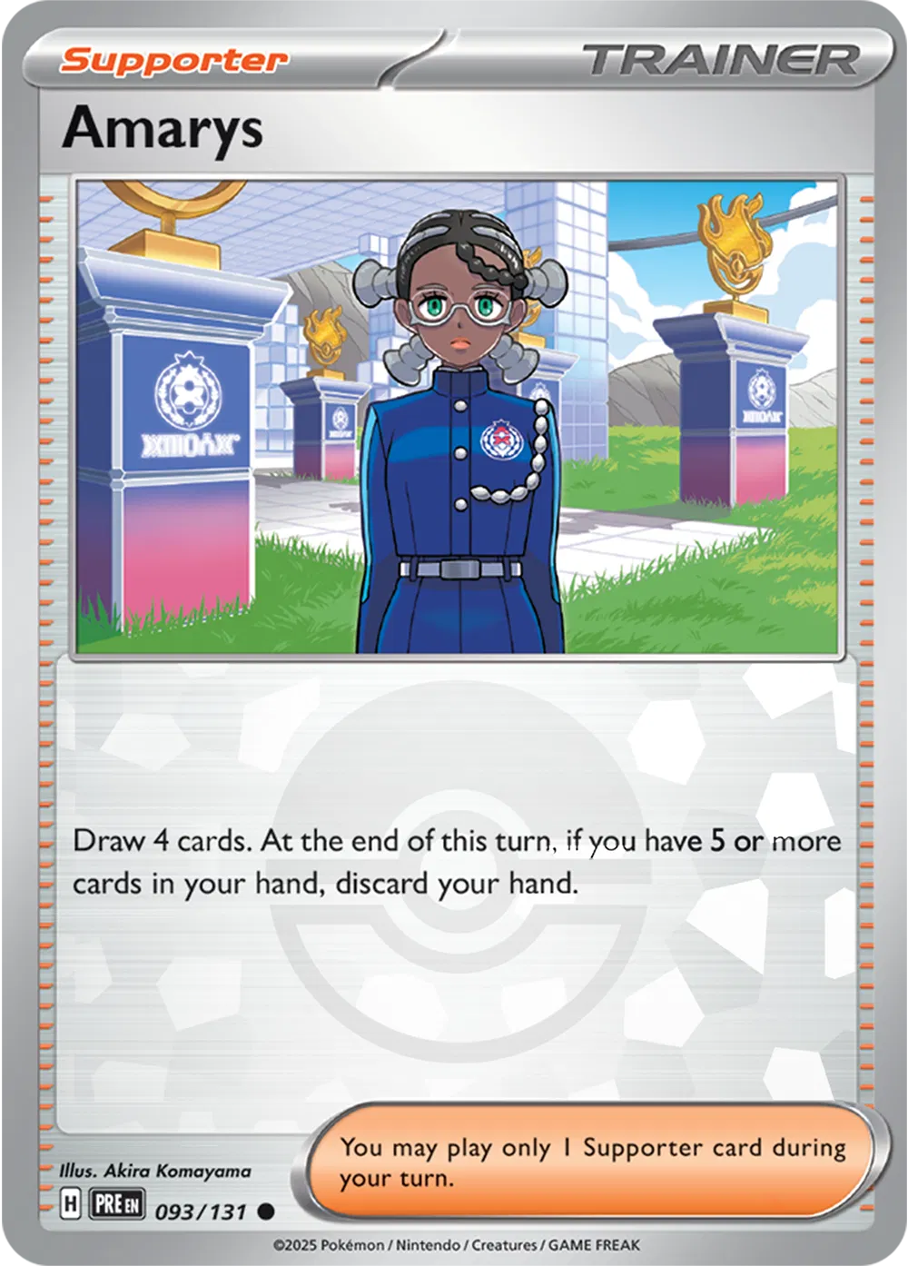 Amarys (Poke Ball Pattern) Prismatic Evolutions Common • 093/131 Holofoil