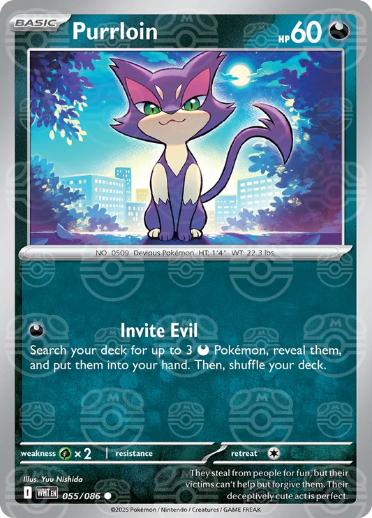 Purrloin (Master Ball Pattern) 055/086