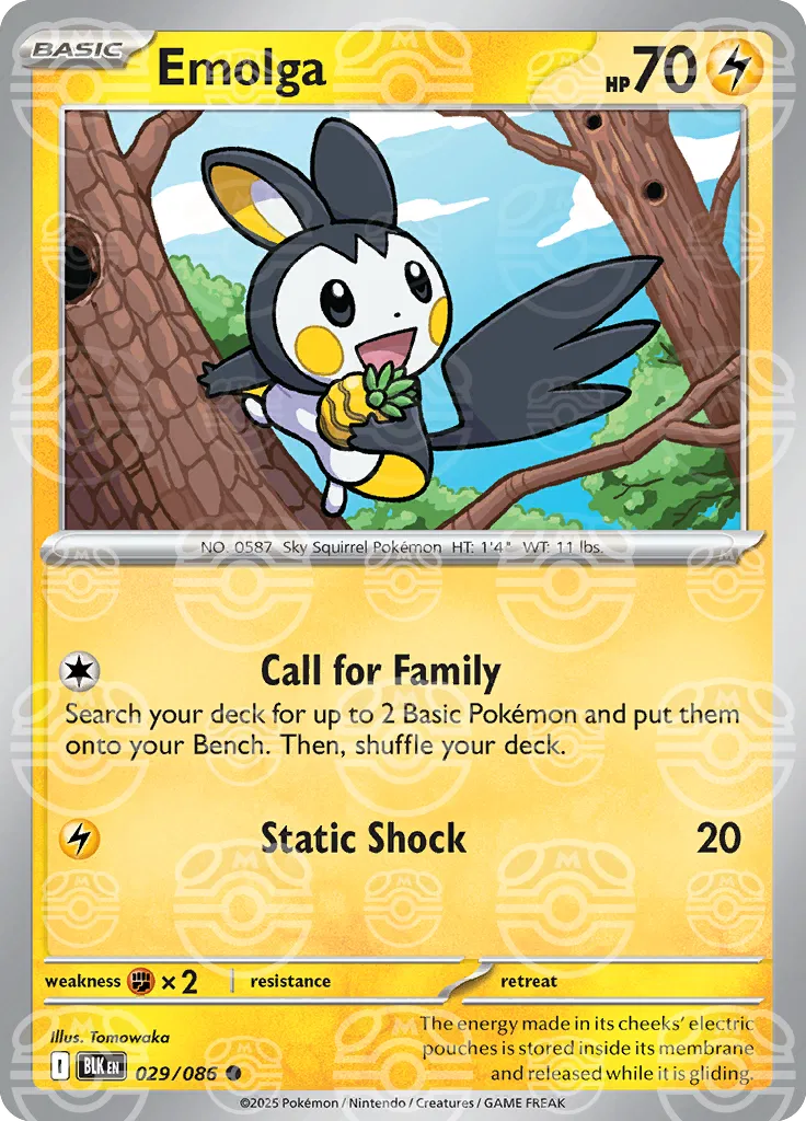 Emolga (Master Ball Pattern) 029/086
