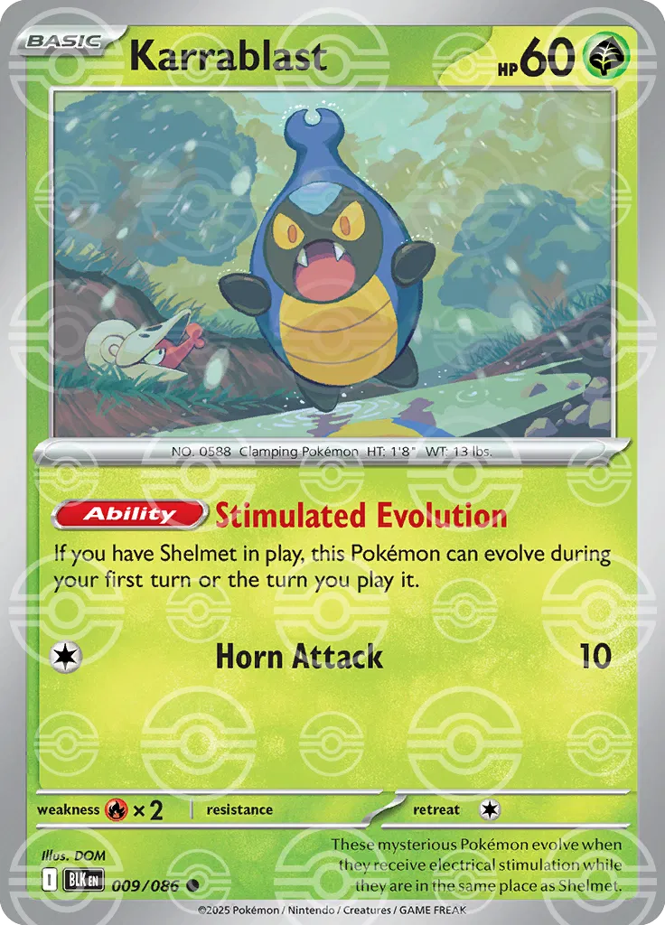 Karrablast 009/086 (Poke Ball Pattern)