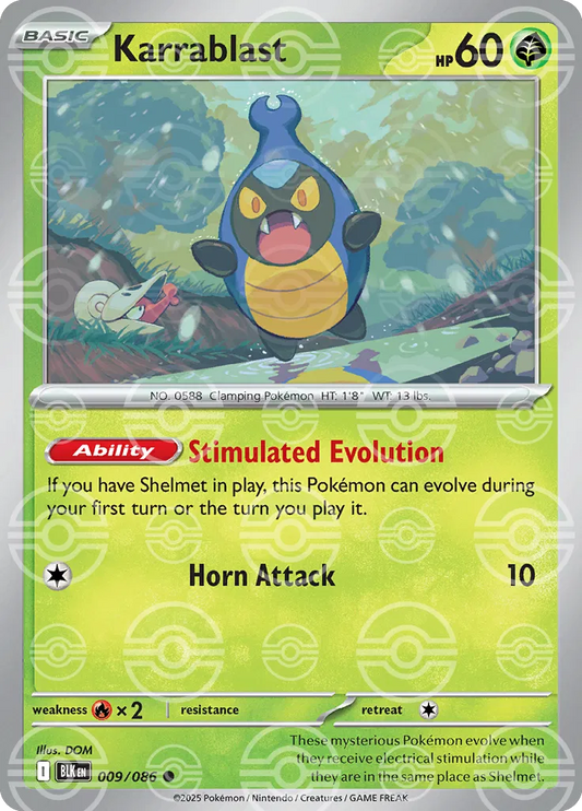 Karrablast 009/086 (Poke Ball Pattern)