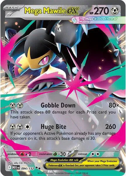 Mega Mawile ex Mega Evolution Double Rare 094/132