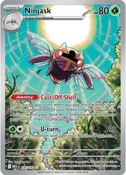 Ninjask Mega Evolution Illustration Rare 137/132