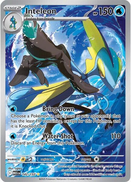 Inteleon Mega Evolution Illustration Rare 142/132