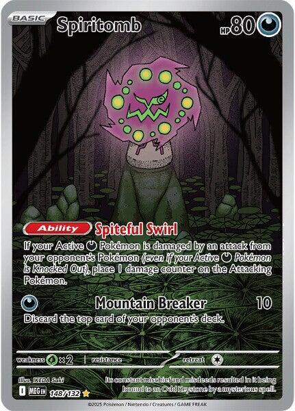 Spiritomb Mega Evolution Illustration Rare 148/132