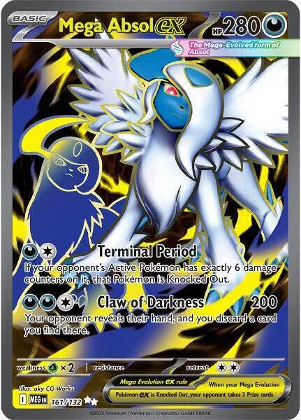 Mega Absol ex Mega Evolution Ultra Rare 161/132
