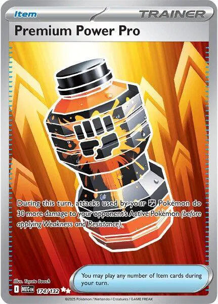Premium Power Pro Mega Evolution Ultra Rare 174/132