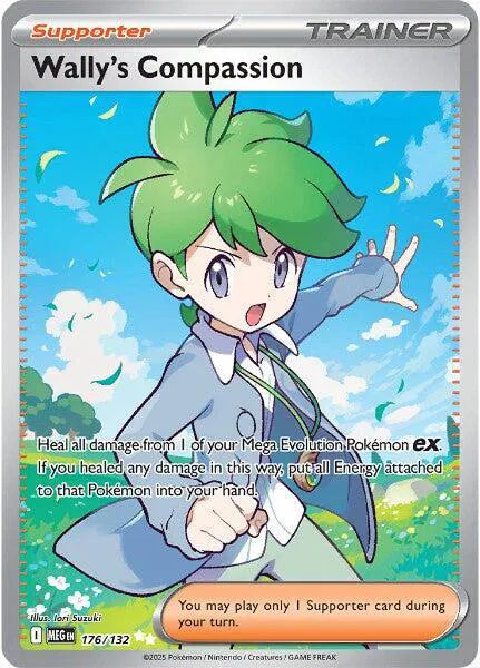 Wally's Compassion Mega Evolution Ultra Rare 176/132