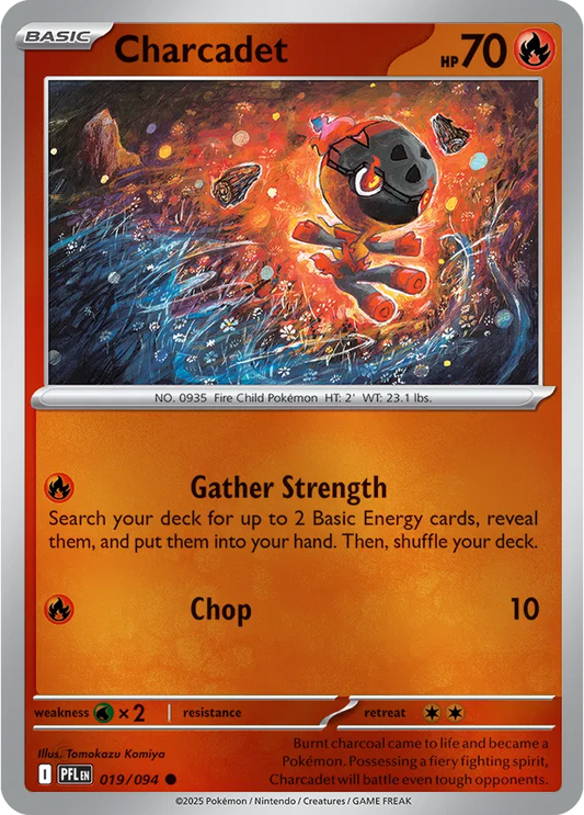 Charcadet Phantasmal Flames Common • 019/094 Reverse Holofoil