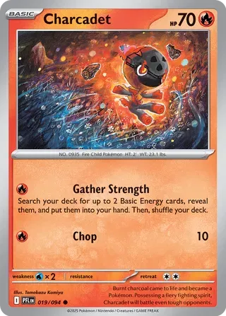 Charcadet Phantasmal Flames Common • 019/094 Normal