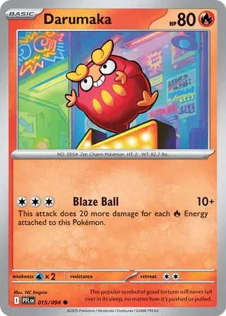 Darumaka Phantasmal Flames Common • 015/094 Normal