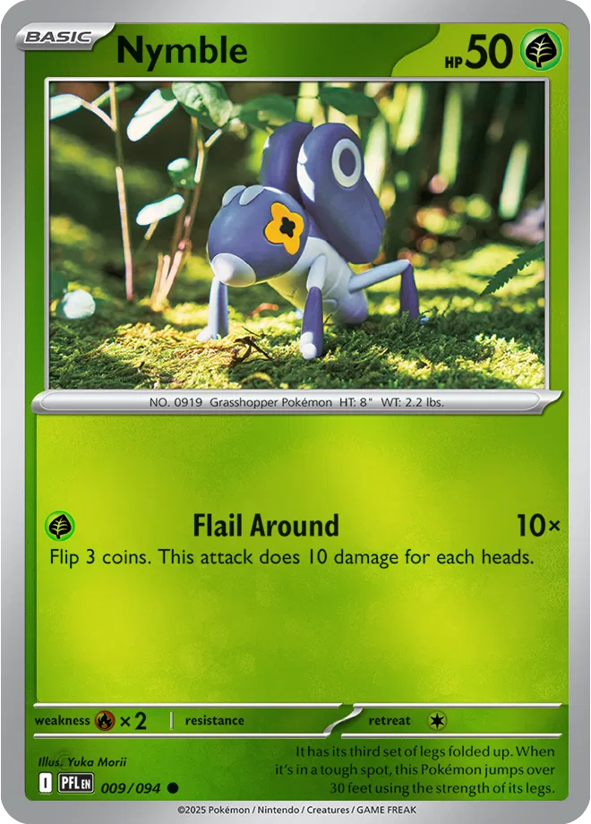 Nymble Phantasmal Flames Common 009/094 Rev holofoil