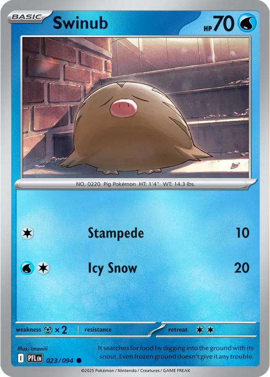 Swinub Phantasmal Flames Common • 023/094 Normal (Copy)