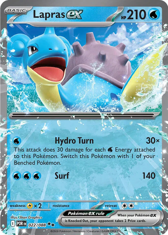 Lapras ex Perfect Order Double Rare 022/088