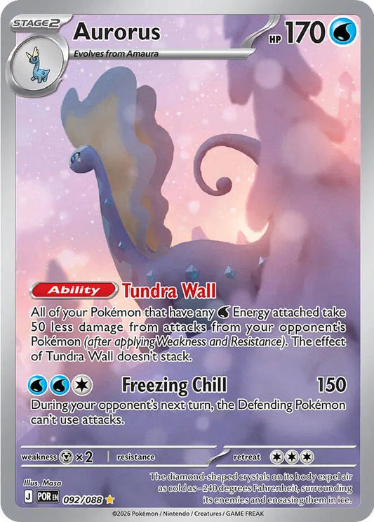 Aurorus Perfect Order Illustration Rare 092/088