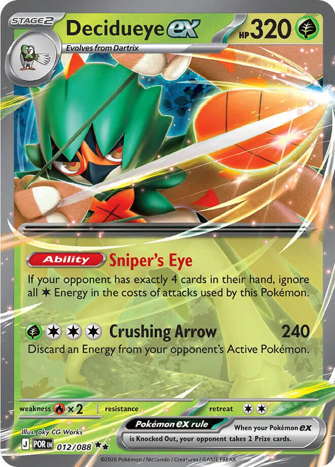 Decidueye ex Perfect Order Double Rare 012/088
