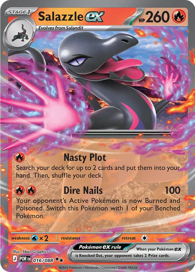Salazzle ex Perfect Order Double Rare 016/088